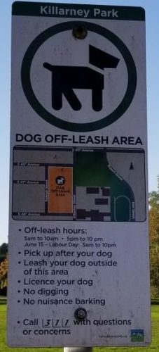 Park map - killarney off-leash dog park, vancouver, bc (9)