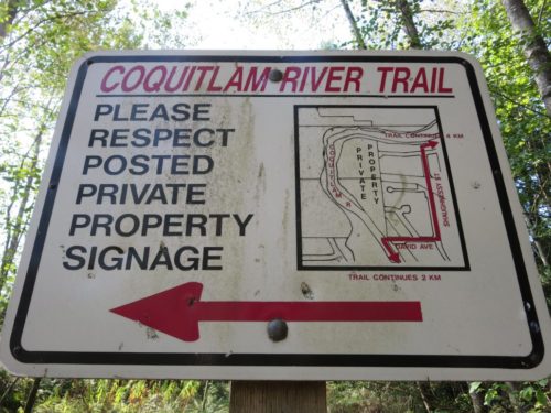 Coquitlam river trail to crystal falls, coquitlam, bc - trail map