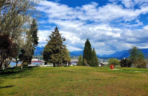 Large off-leash space and views of burrard inlet