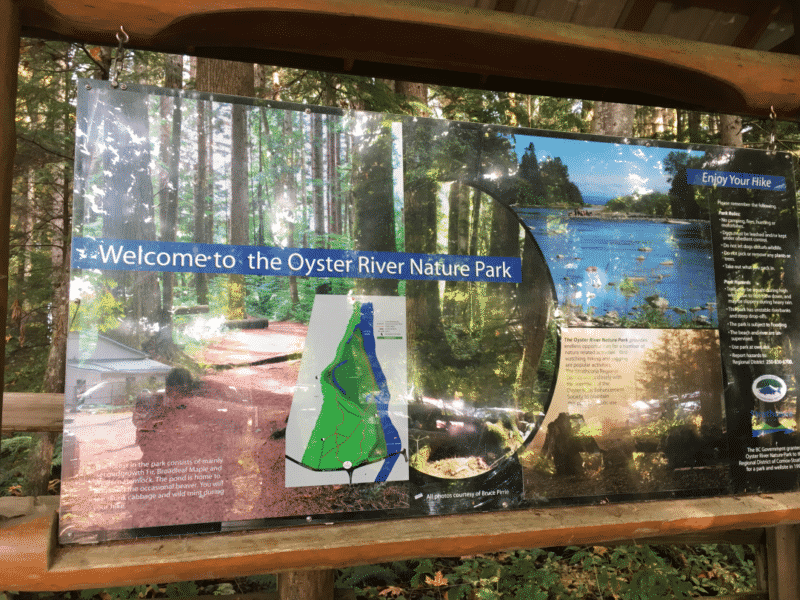 Oyster River Nature Park (off-leash dog park), Campbell River, BC