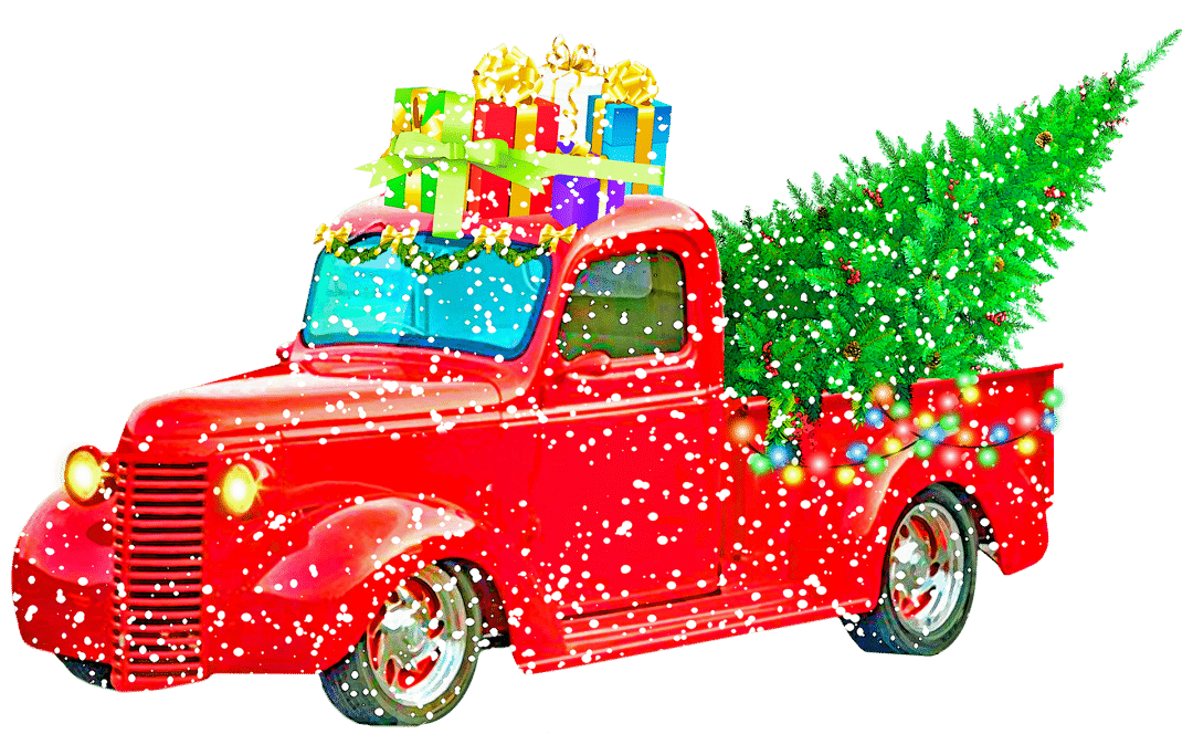 Christmas pick up truck 3753870 1920