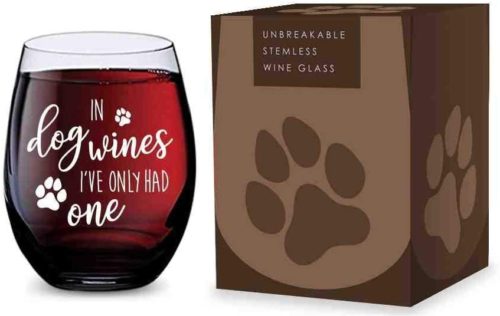 Dog wine glass 1