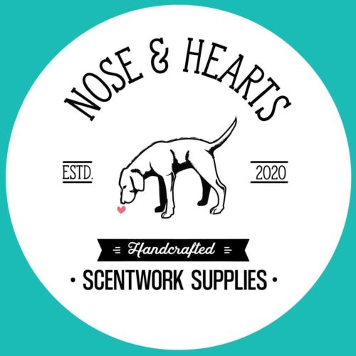 Nose and hearts logo