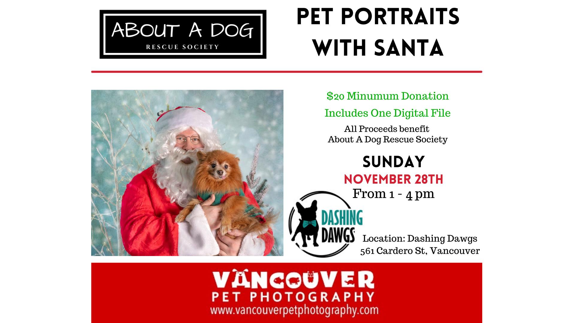A post for Santa Photos with your Pet