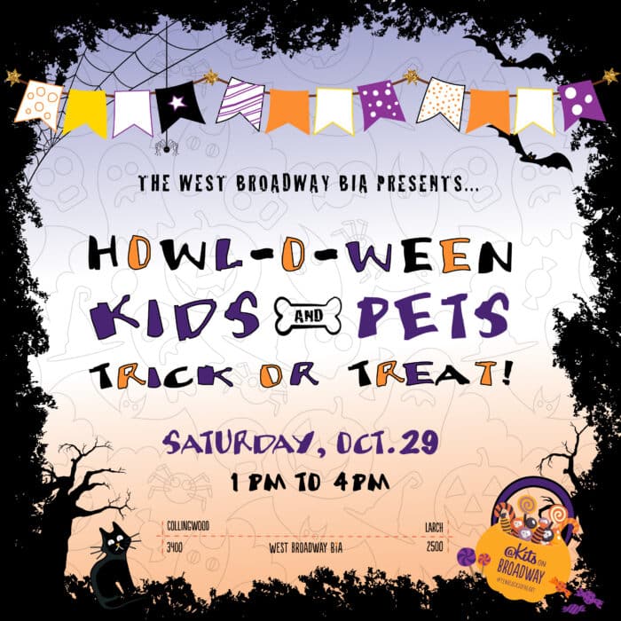 Dog-Friendly Trick or Treat Event Poster