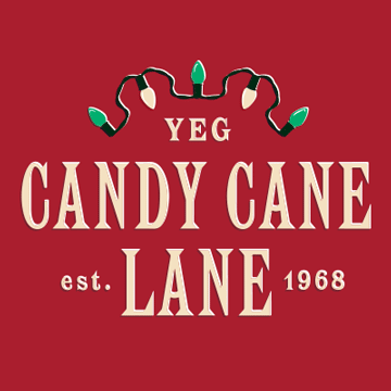 Edmonton candy cane lane logo
