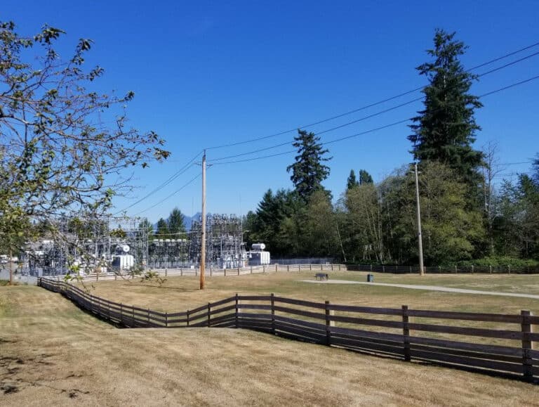 Port Kells Substation Off leash Dog Park Langley BC2 768x579