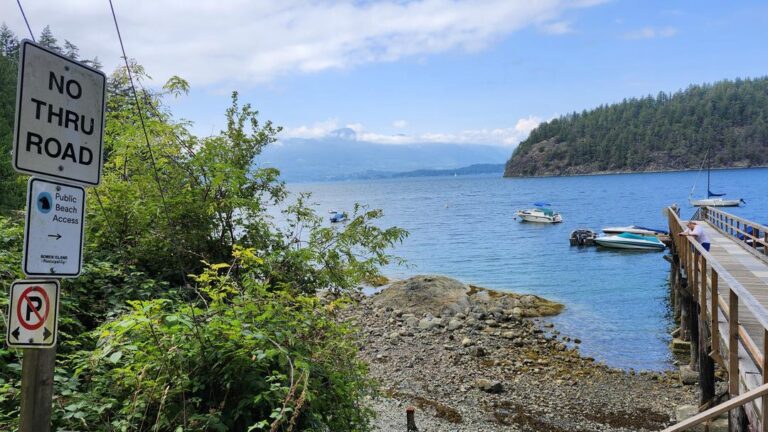 Grafton Bay Beach off leash dog beach Bowen Island BC 10 768x432